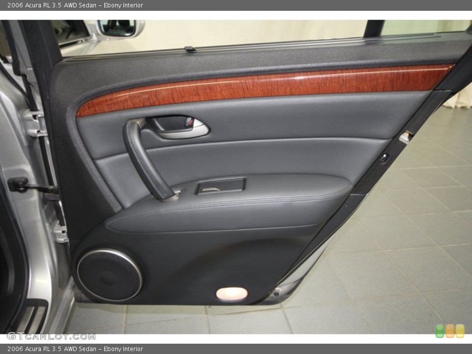 Ebony Interior Door Panel for the 2006 Acura RL 3.5 AWD Sedan #71388153
