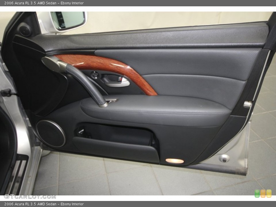 Ebony Interior Door Panel for the 2006 Acura RL 3.5 AWD Sedan #71388199