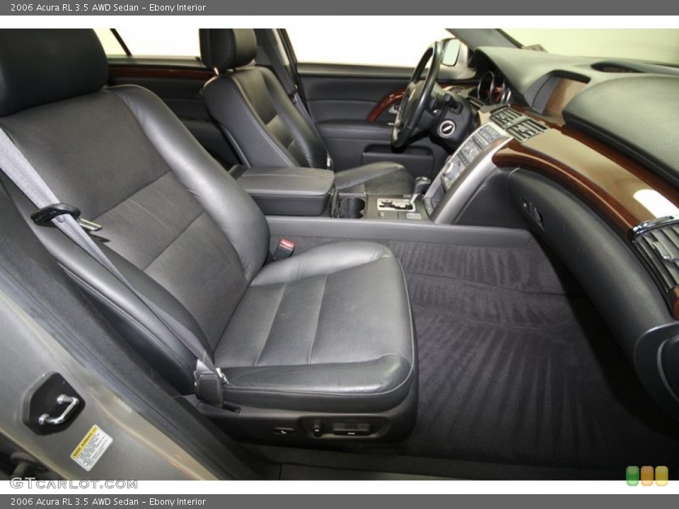 Ebony Interior Photo for the 2006 Acura RL 3.5 AWD Sedan #71388214