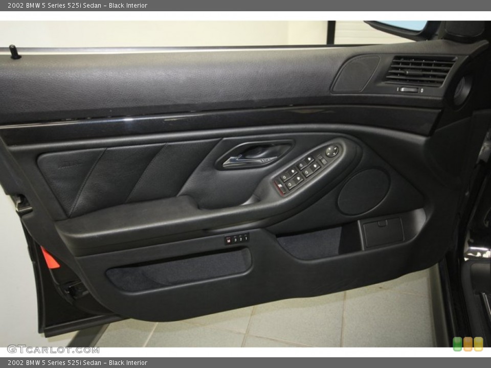 Black Interior Door Panel for the 2002 BMW 5 Series 525i Sedan #71388367