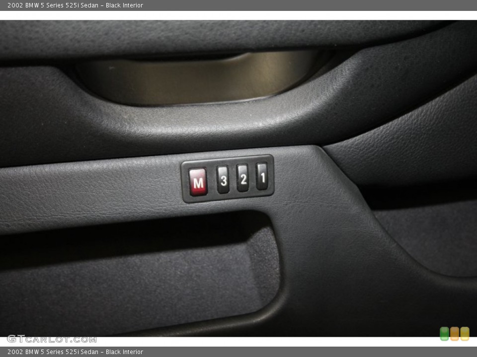 Black Interior Controls for the 2002 BMW 5 Series 525i Sedan #71388385