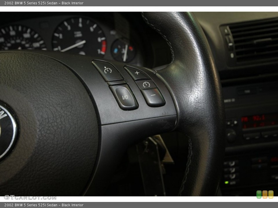 Black Interior Controls for the 2002 BMW 5 Series 525i Sedan #71388444