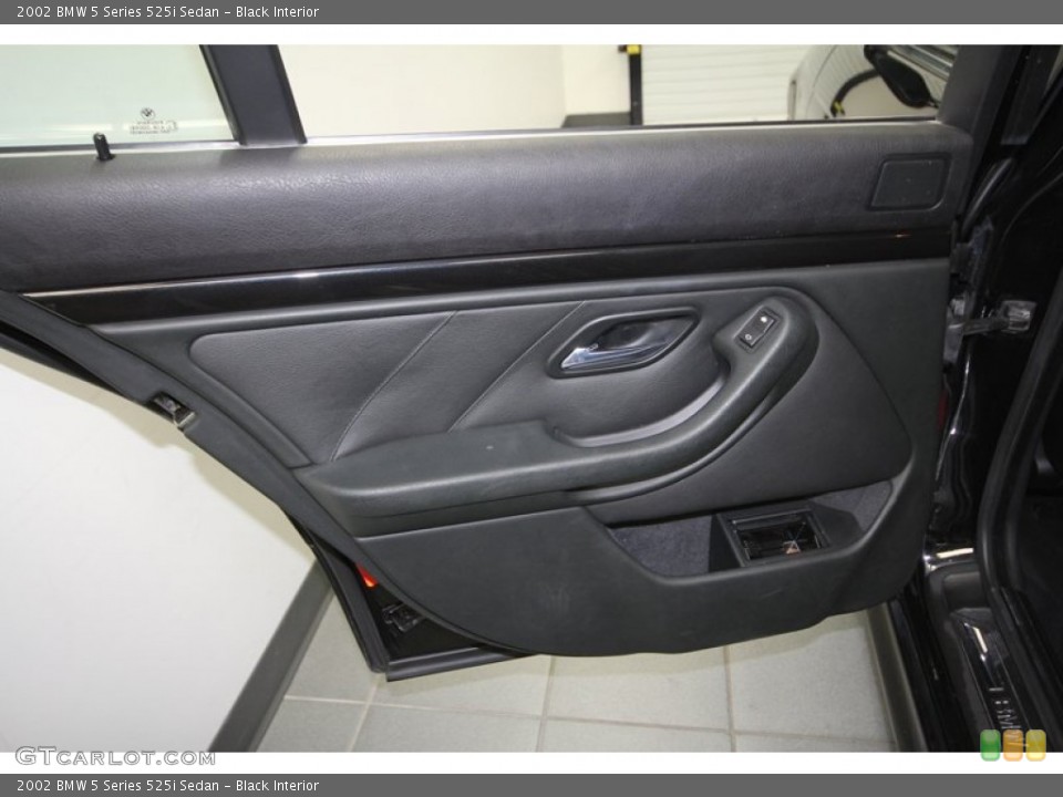 Black Interior Door Panel for the 2002 BMW 5 Series 525i Sedan #71388469