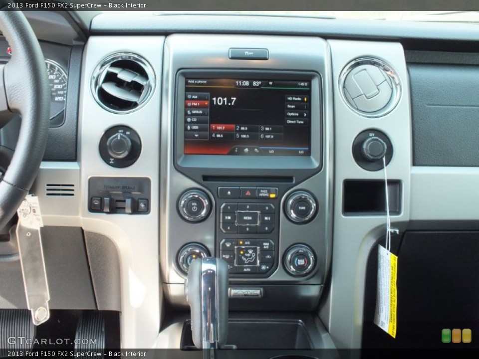Black Interior Controls for the 2013 Ford F150 FX2 SuperCrew #71389282