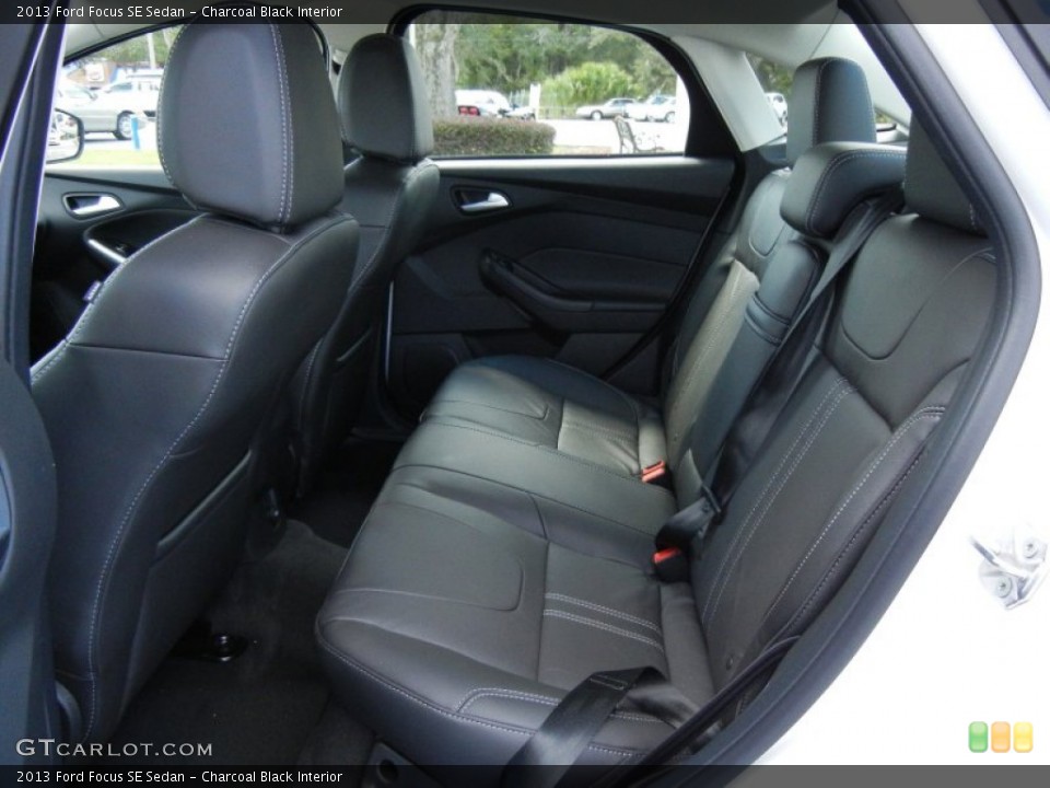 Charcoal Black Interior Rear Seat for the 2013 Ford Focus SE Sedan #71389501