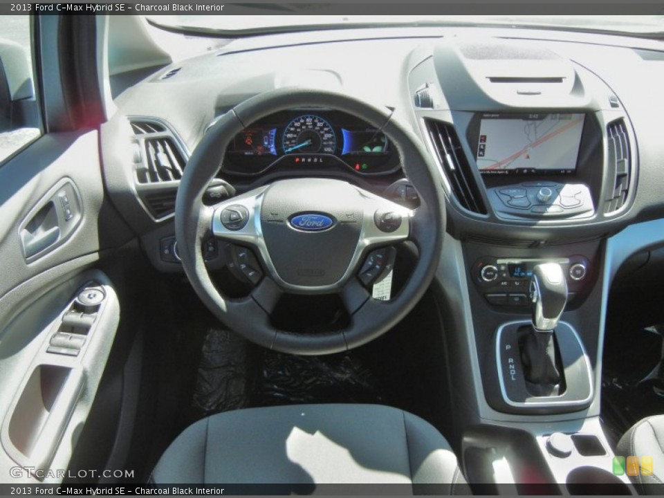 Charcoal Black Interior Dashboard for the 2013 Ford C-Max Hybrid SE #71389741