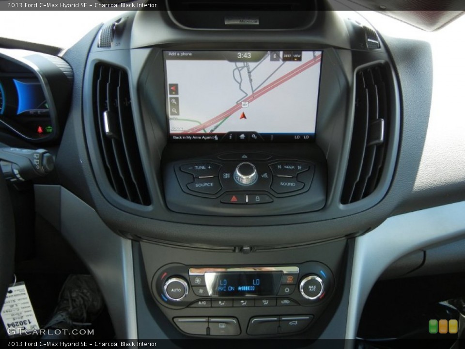 Charcoal Black Interior Navigation for the 2013 Ford C-Max Hybrid SE #71389759