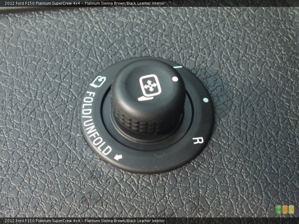 Platinum Sienna Brown/Black Leather Interior Controls for the 2012 Ford F150 Platinum SuperCrew 4x4 #71389780