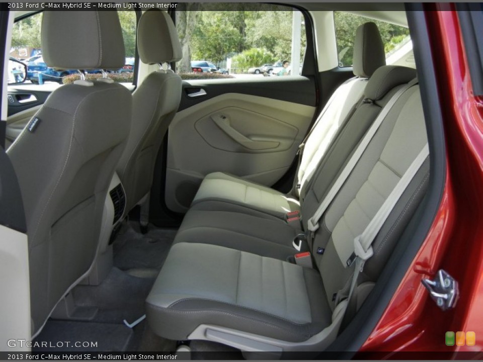 Medium Light Stone Interior Rear Seat for the 2013 Ford C-Max Hybrid SE #71390092
