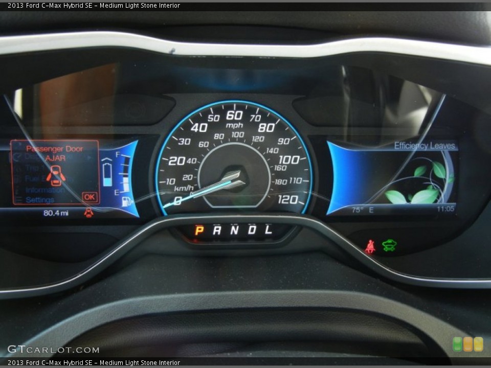 Medium Light Stone Interior Gauges for the 2013 Ford C-Max Hybrid SE #71390110