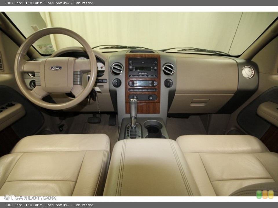 Tan Interior Photo for the 2004 Ford F150 Lariat SuperCrew 4x4 #71390497