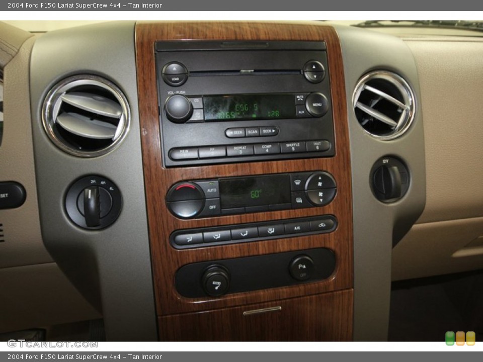 Tan Interior Controls for the 2004 Ford F150 Lariat SuperCrew 4x4 #71390713