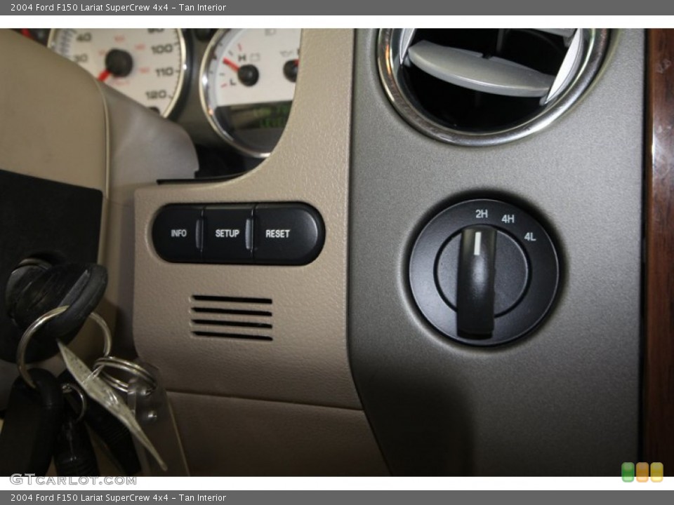 Tan Interior Controls for the 2004 Ford F150 Lariat SuperCrew 4x4 #71390737