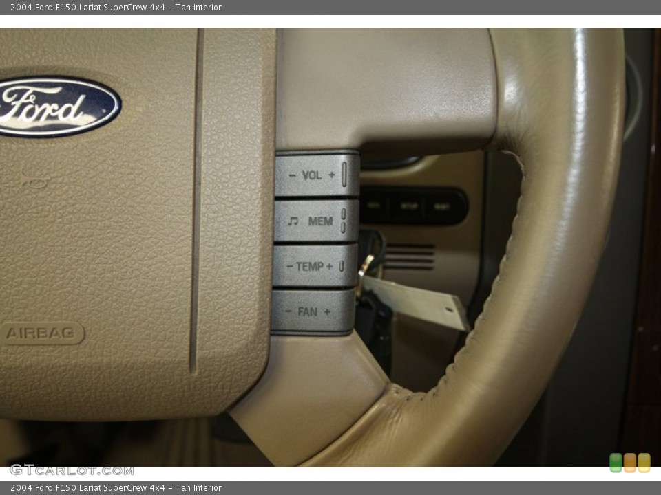 Tan Interior Controls for the 2004 Ford F150 Lariat SuperCrew 4x4 #71390747