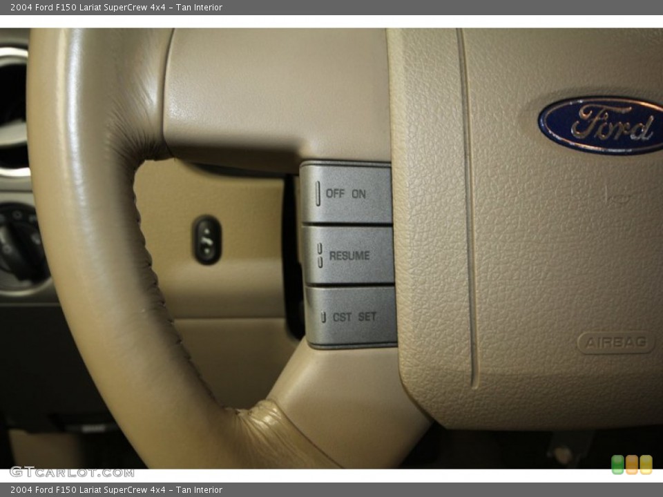 Tan Interior Controls for the 2004 Ford F150 Lariat SuperCrew 4x4 #71390758
