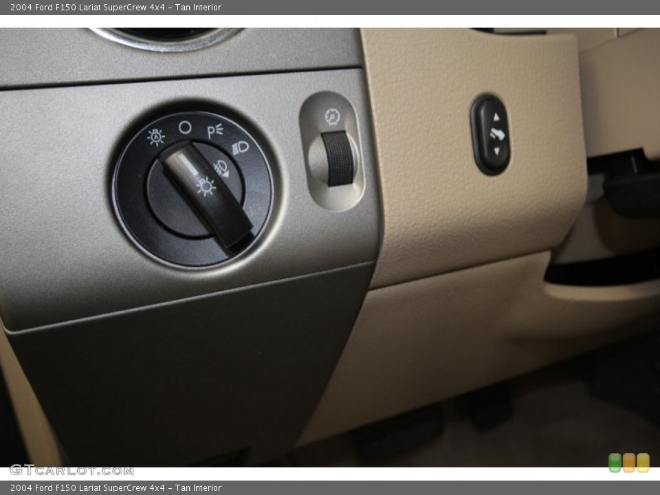 Tan Interior Controls for the 2004 Ford F150 Lariat SuperCrew 4x4 #71390767