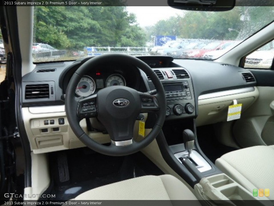 Ivory Interior Prime Interior for the 2013 Subaru Impreza 2.0i Premium 5 Door #71391028