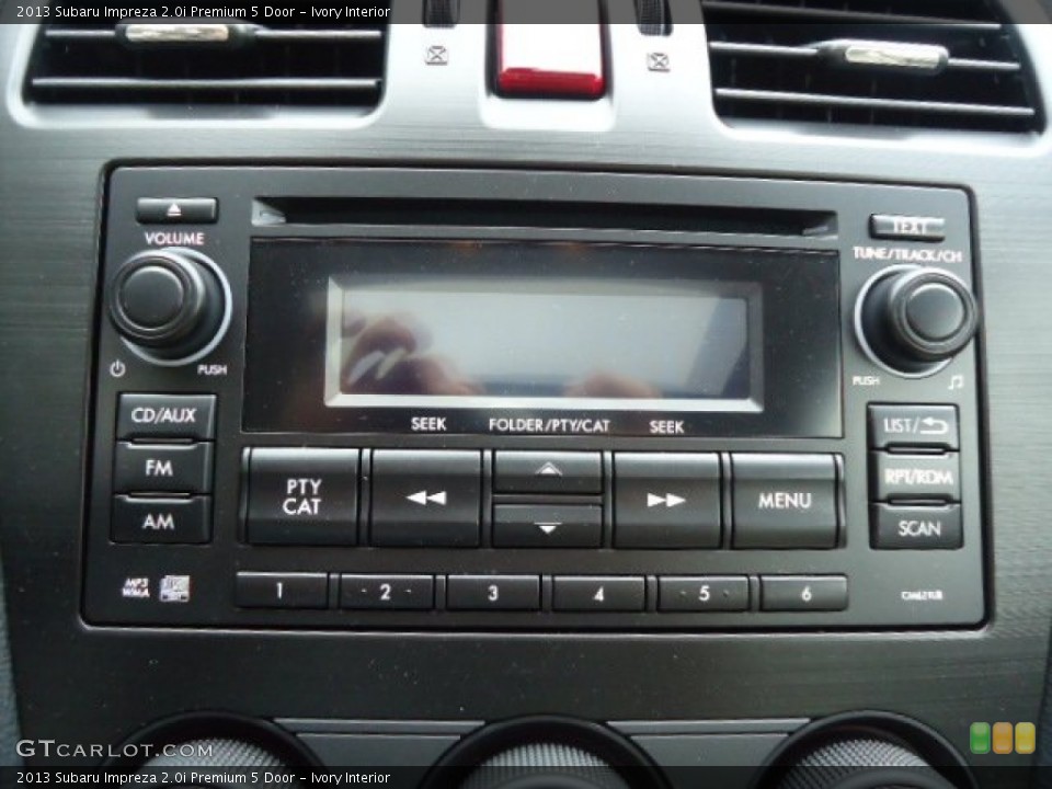 Ivory Interior Audio System for the 2013 Subaru Impreza 2.0i Premium 5 Door #71391094