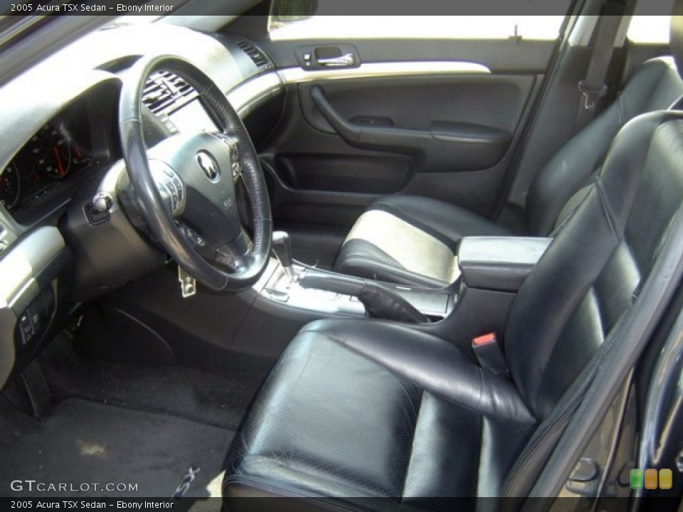 Ebony Interior Photo for the 2005 Acura TSX Sedan #71391745