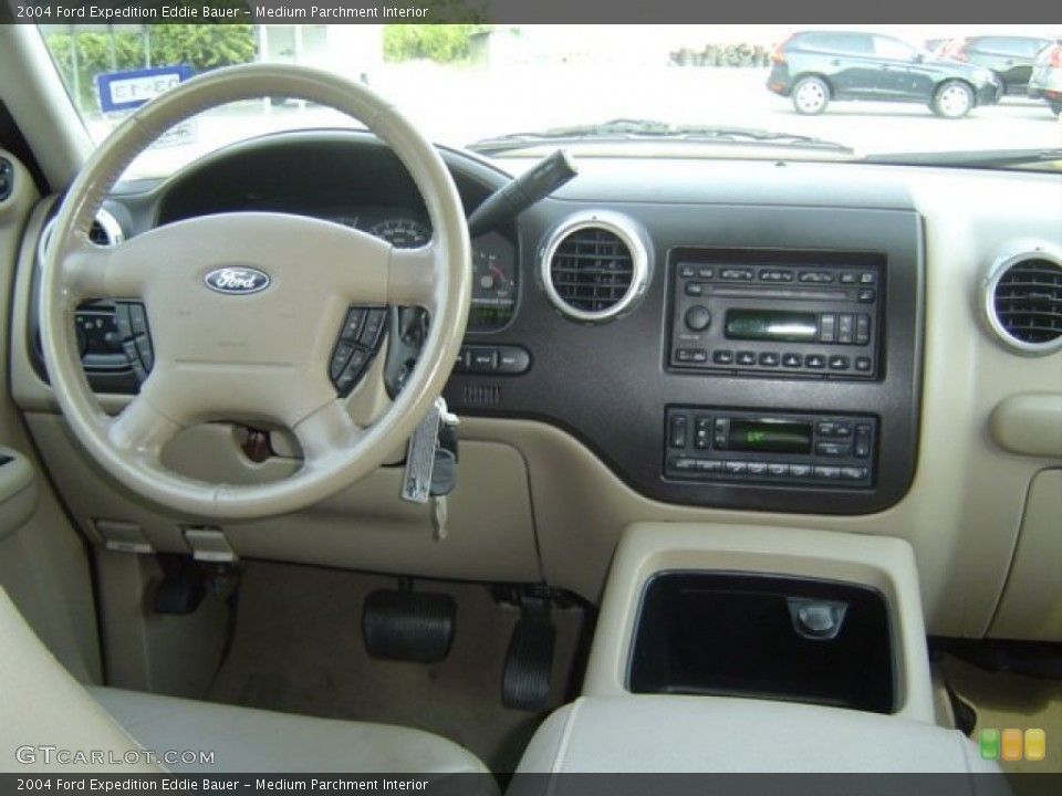 Medium Parchment Interior Dashboard for the 2004 Ford Expedition Eddie Bauer #71391904