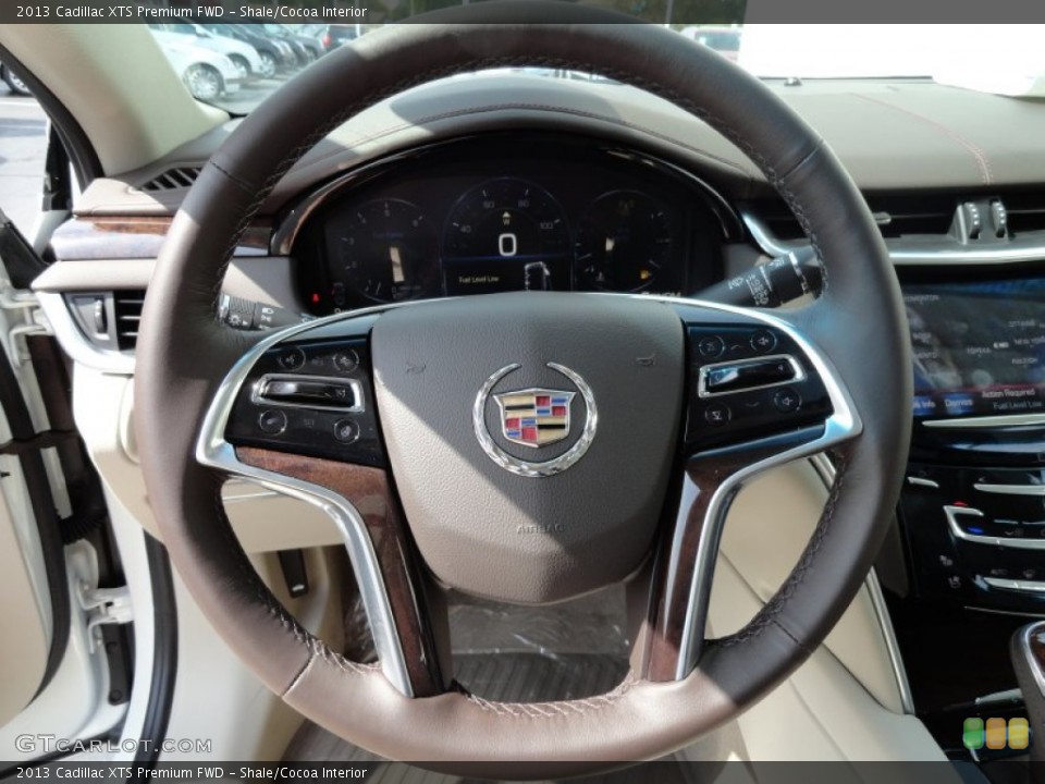 Shale/Cocoa Interior Steering Wheel for the 2013 Cadillac XTS Premium FWD #71393107