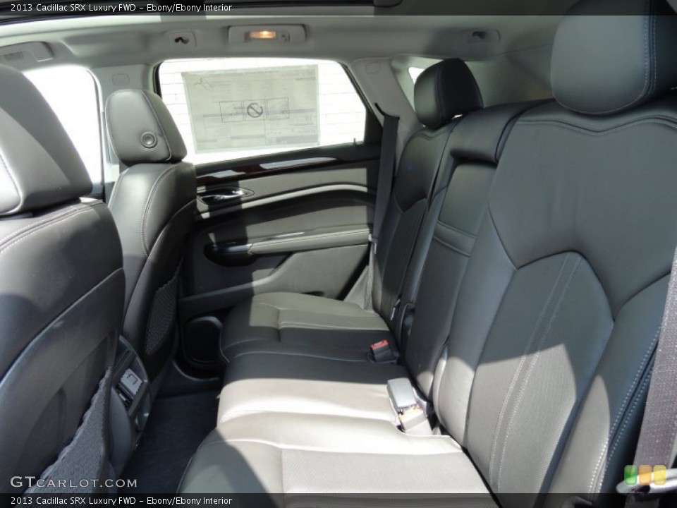 Ebony/Ebony Interior Rear Seat for the 2013 Cadillac SRX Luxury FWD #71393254