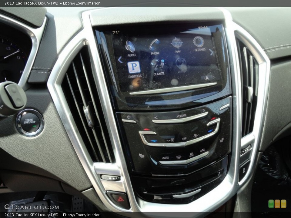 Ebony/Ebony Interior Controls for the 2013 Cadillac SRX Luxury FWD #71393329
