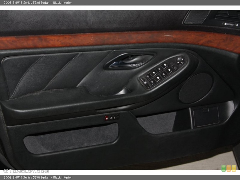 Black Interior Door Panel for the 2003 BMW 5 Series 530i Sedan #71393821