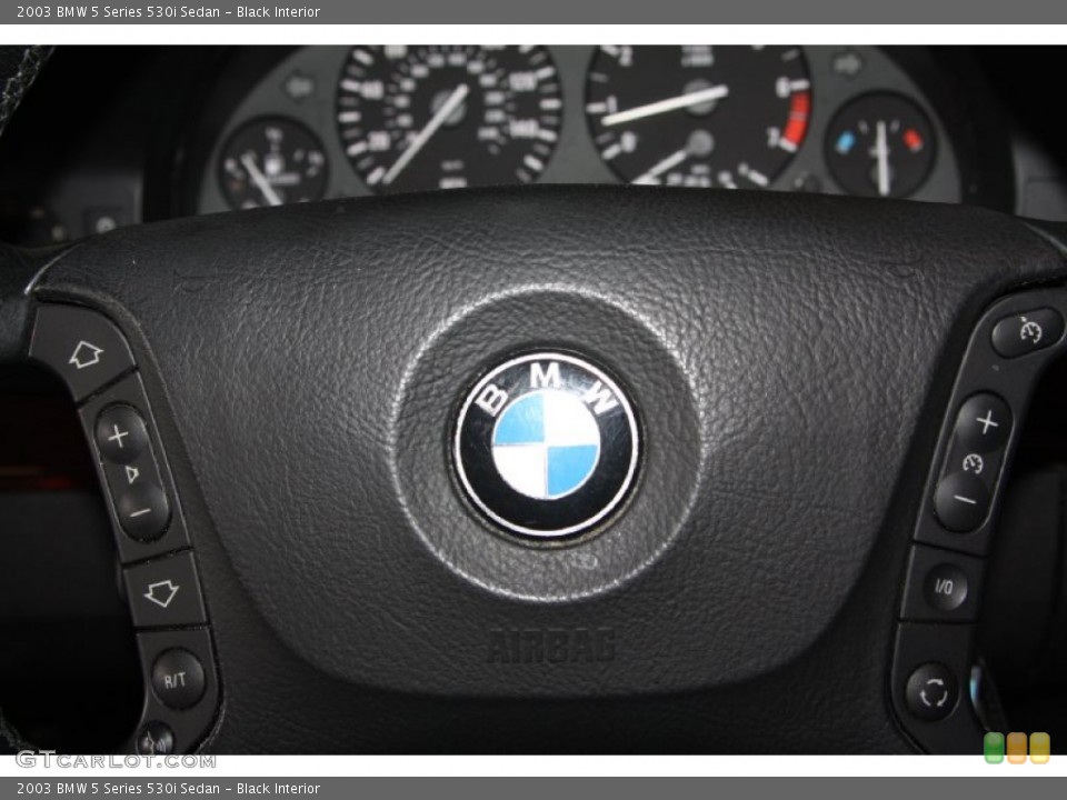 Black Interior Controls for the 2003 BMW 5 Series 530i Sedan #71393902