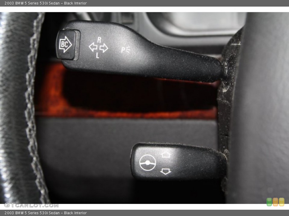 Black Interior Controls for the 2003 BMW 5 Series 530i Sedan #71393911