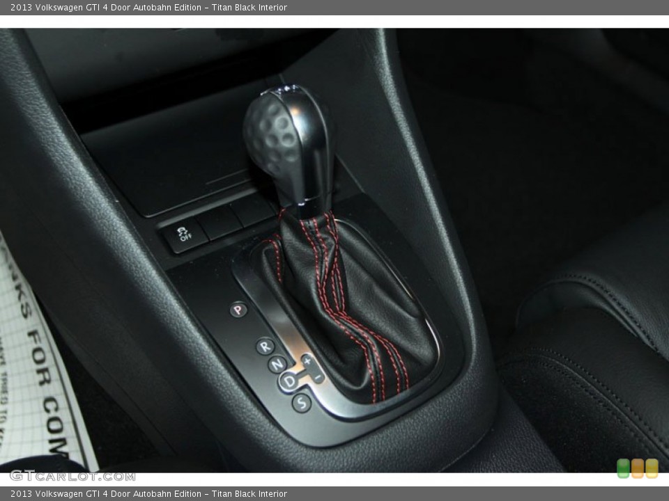 Titan Black Interior Transmission for the 2013 Volkswagen GTI 4 Door Autobahn Edition #71394445
