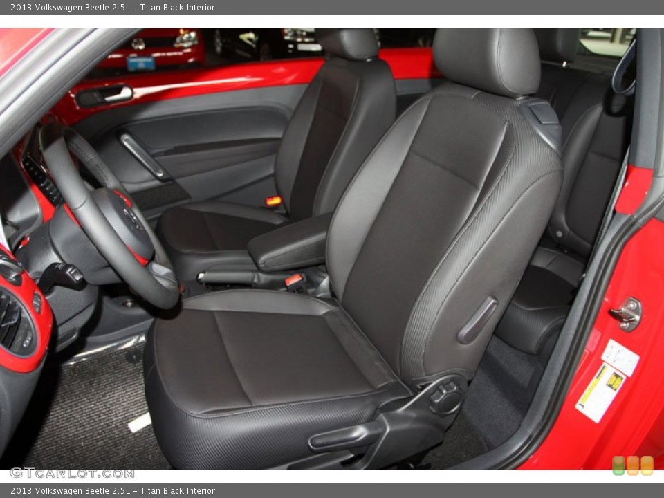 Titan Black Interior Front Seat for the 2013 Volkswagen Beetle 2.5L #71394625