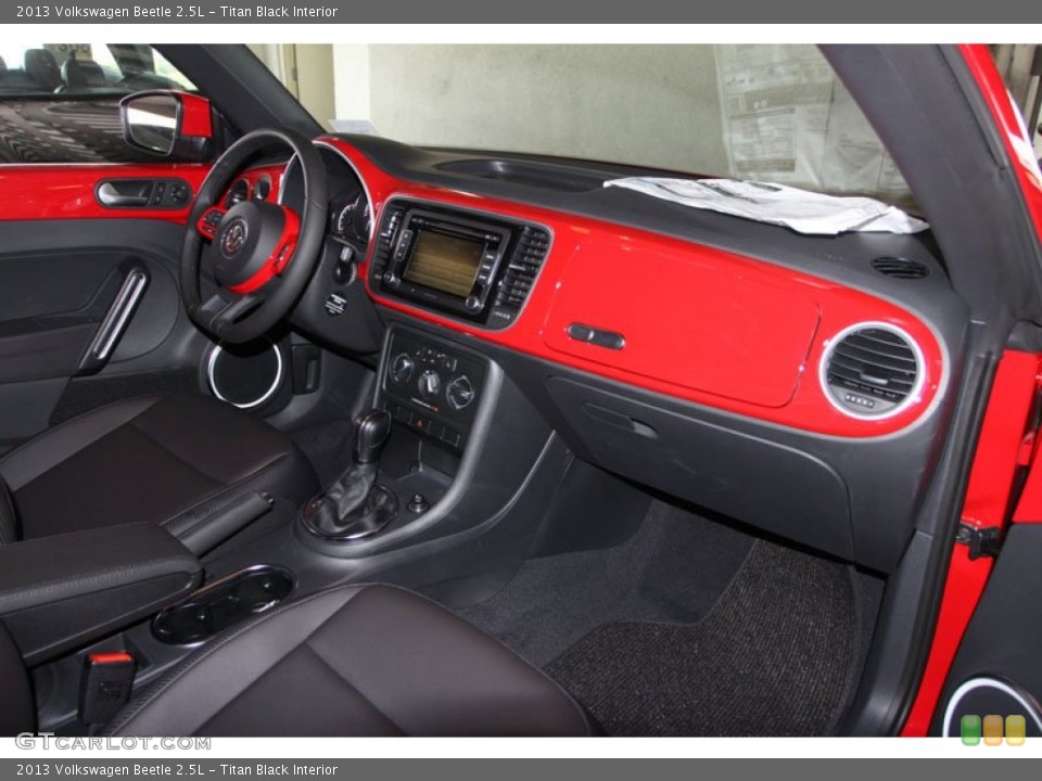 Titan Black Interior Dashboard for the 2013 Volkswagen Beetle 2.5L #71394697