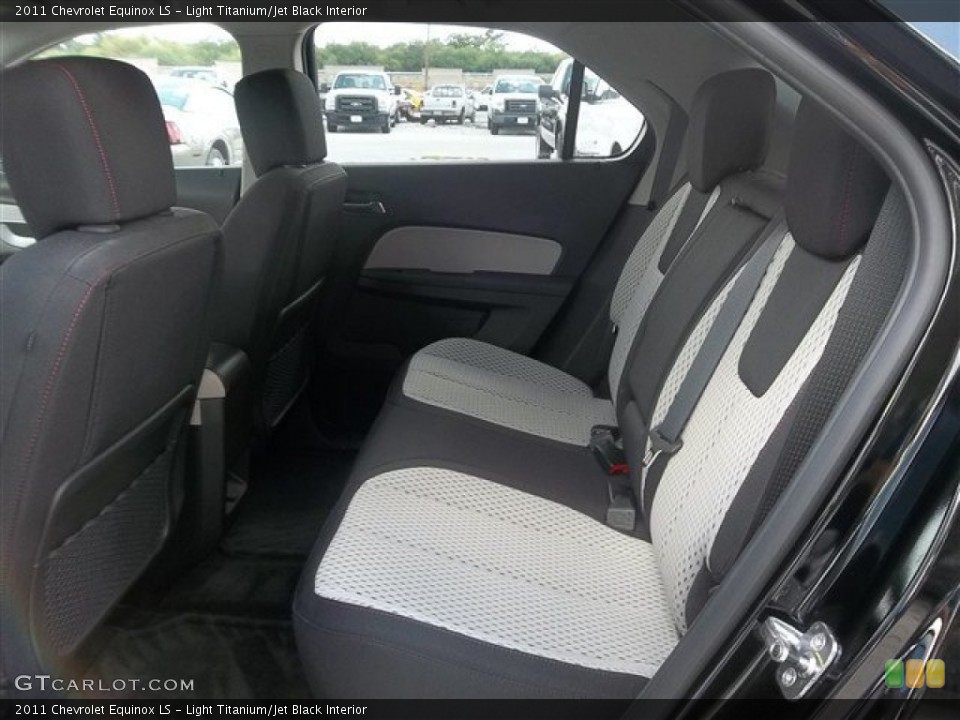 Light Titanium/Jet Black Interior Rear Seat for the 2011 Chevrolet Equinox LS #71395612