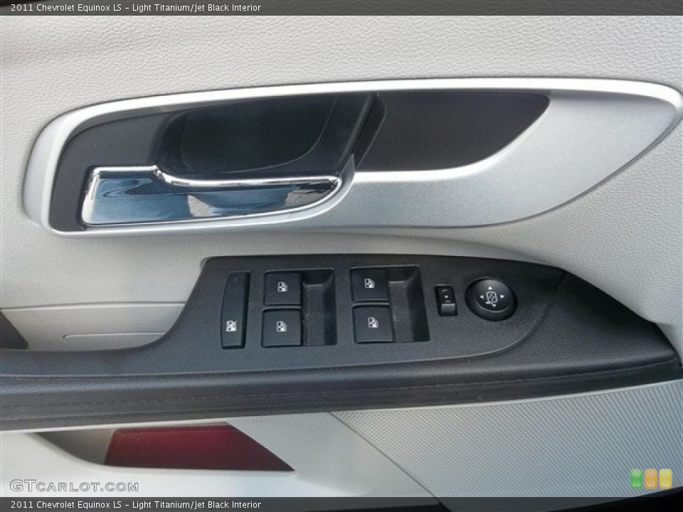 Light Titanium/Jet Black Interior Controls for the 2011 Chevrolet Equinox LS #71395621