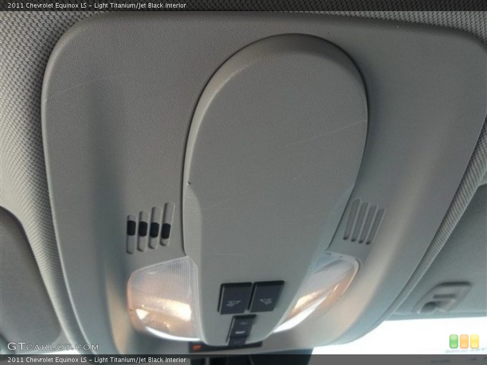 Light Titanium/Jet Black Interior Controls for the 2011 Chevrolet Equinox LS #71395660
