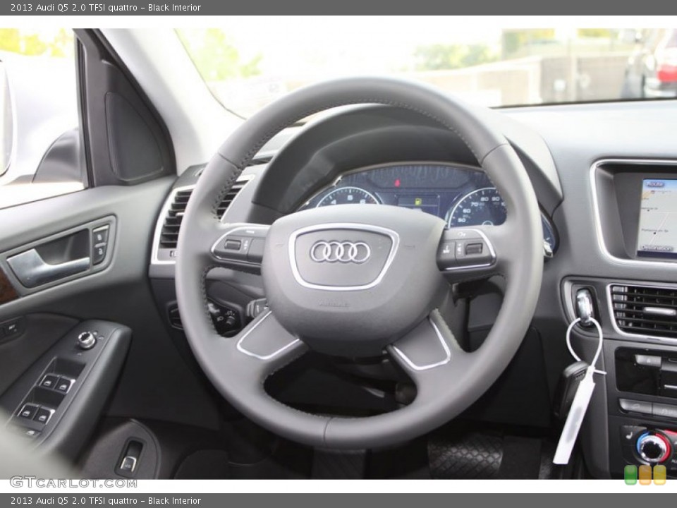 Black Interior Steering Wheel for the 2013 Audi Q5 2.0 TFSI quattro #71396254