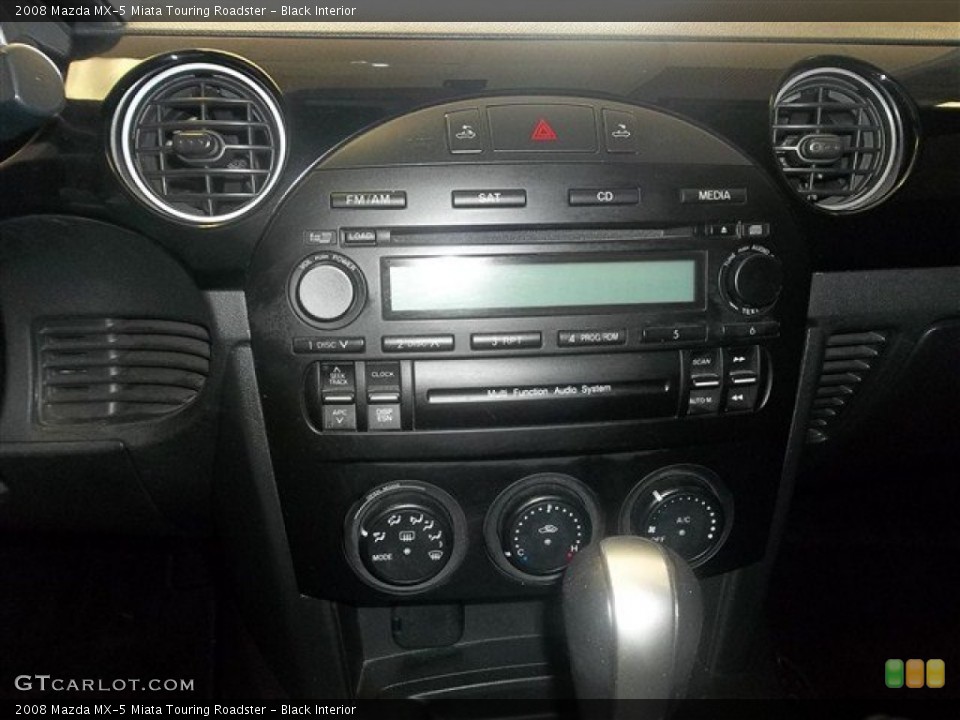 Black Interior Controls for the 2008 Mazda MX-5 Miata Touring Roadster #71396878