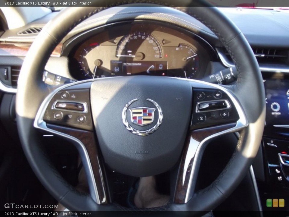 Jet Black Interior Steering Wheel for the 2013 Cadillac XTS Luxury FWD #71397433