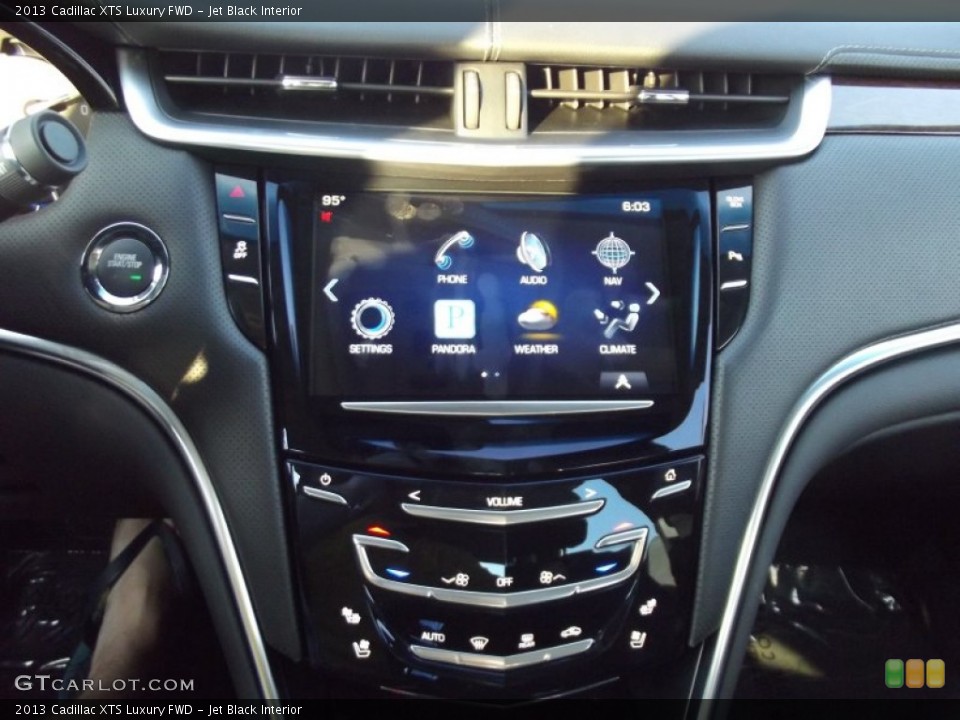 Jet Black Interior Controls for the 2013 Cadillac XTS Luxury FWD #71397442