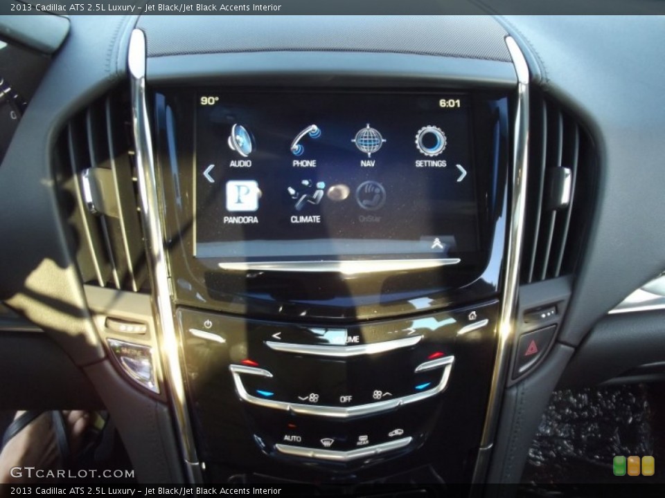 Jet Black/Jet Black Accents Interior Controls for the 2013 Cadillac ATS 2.5L Luxury #71397964