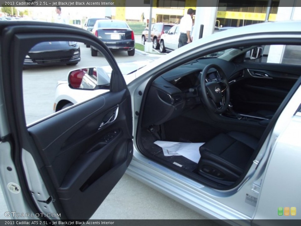 Jet Black/Jet Black Accents Interior Photo for the 2013 Cadillac ATS 2.5L #71398060