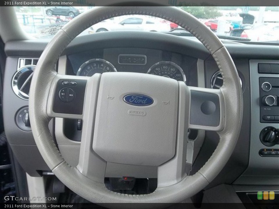 Stone Interior Steering Wheel for the 2011 Ford Expedition XL #71398084