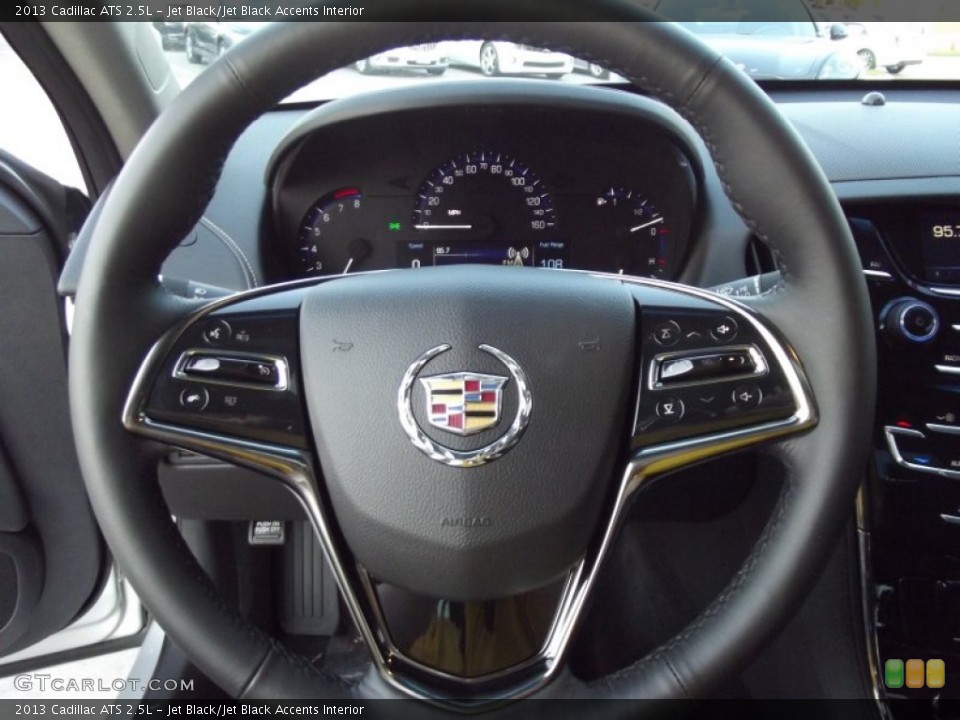 Jet Black/Jet Black Accents Interior Steering Wheel for the 2013 Cadillac ATS 2.5L #71398108