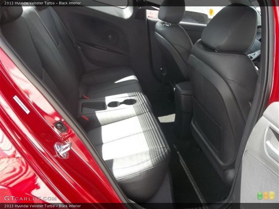 Black Interior Rear Seat for the 2013 Hyundai Veloster Turbo #71398792