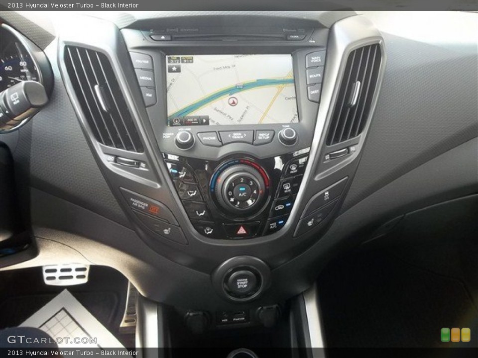 Black Interior Controls for the 2013 Hyundai Veloster Turbo #71398837