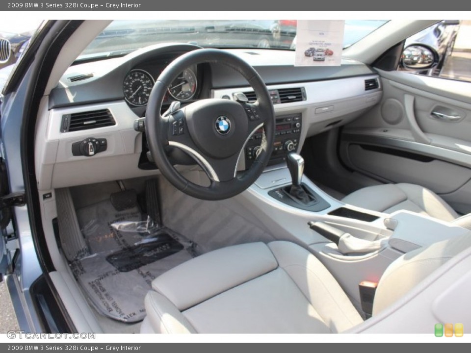 Grey Interior Prime Interior for the 2009 BMW 3 Series 328i Coupe #71400739