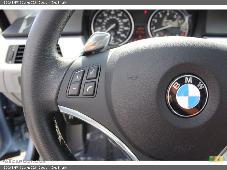 Grey Interior Controls for the 2009 BMW 3 Series 328i Coupe #71400815