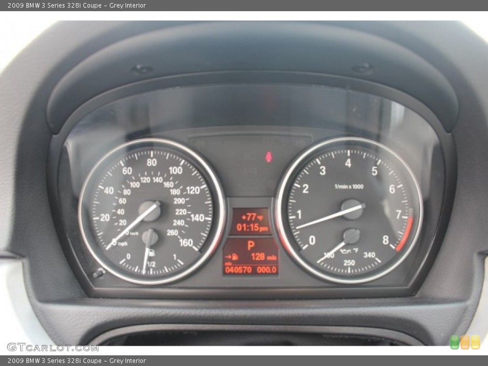 Grey Interior Gauges for the 2009 BMW 3 Series 328i Coupe #71400835
