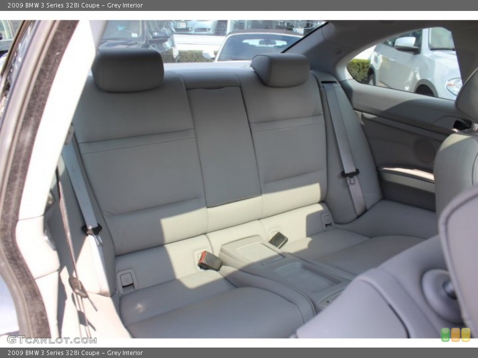 Grey Interior Rear Seat for the 2009 BMW 3 Series 328i Coupe #71400877